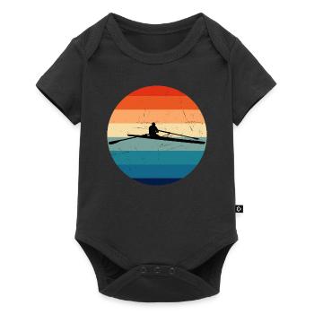 Aviron Rameurs Hommes Aviron Femmes - Body à manches courtes Premium Bébé - noir - Devant