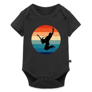 dames guitare électronique guitare acoustique guitare acoustique - Body à manches courtes Premium Bébé - noir - Devant