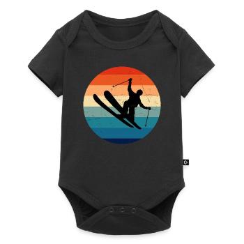 Ski Freestyle Freestyle Ski Femmes Slopestyle - Body à manches courtes Premium Bébé - noir - Devant