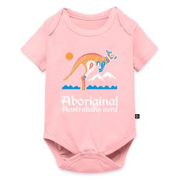 Aboriginal Australians Nerd - Baby Premium short-sleeve bodysuit - rose - Front