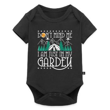Don't mind me I am just in my garden - Baby Premium short-sleeve bodysuit - black - Front