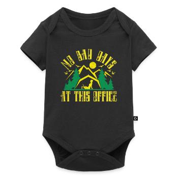 No bad days at this office - Baby Premium short-sleeve bodysuit - black - Front