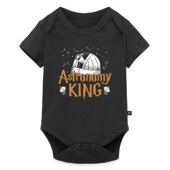 Astronomy King - Baby Premium short-sleeve bodysuit - black - Front