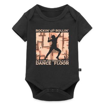 Se balancer et rouler sur la piste de danse verticale - Body à manches courtes Premium Bébé - noir - Devant