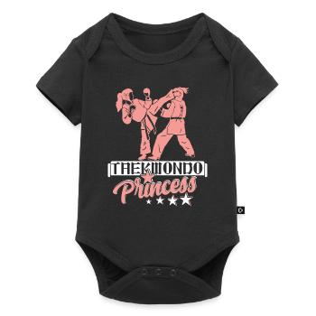 Princesse de Taekwondo - Body à manches courtes Premium Bébé - noir - Devant