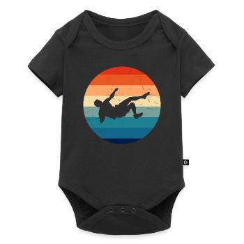 Climbing Boulder Climbing Bouldering Women - Baby Premium short-sleeve bodysuit - black - Front