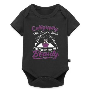 le sortilège magique qui transforme l’encre en beauté. - Body à manches courtes Premium Bébé - noir - Devant