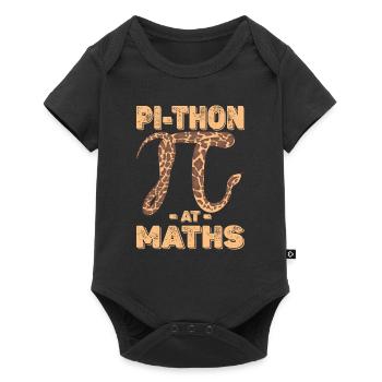 Pi-thon at maths - Baby Premium short-sleeve bodysuit - black - Front