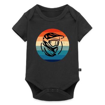 Vélo de montagne pour femmes Cycliste pour hommes Vététiste - Body à manches courtes Premium Bébé - noir - Devant