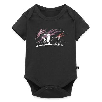 Star gazing Astronomy - Baby Premium short-sleeve bodysuit - black - Front