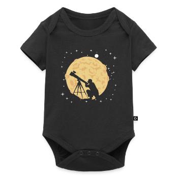 Star gazing - Baby Premium short-sleeve bodysuit - black - Front