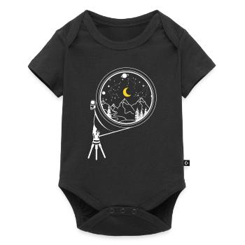 Star gazing Astronomy - Baby Premium short-sleeve bodysuit - black - Front