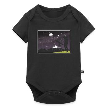 Star gazing Astronomy - Baby Premium short-sleeve bodysuit - black - Front