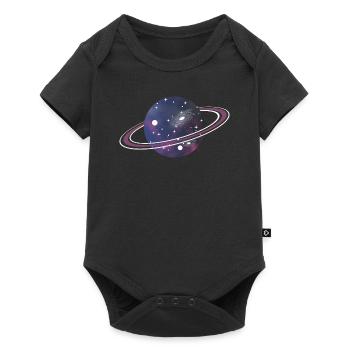 Star gazing - Baby Premium short-sleeve bodysuit - black - Front