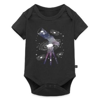 Star gazing - Baby Premium short-sleeve bodysuit - black - Front