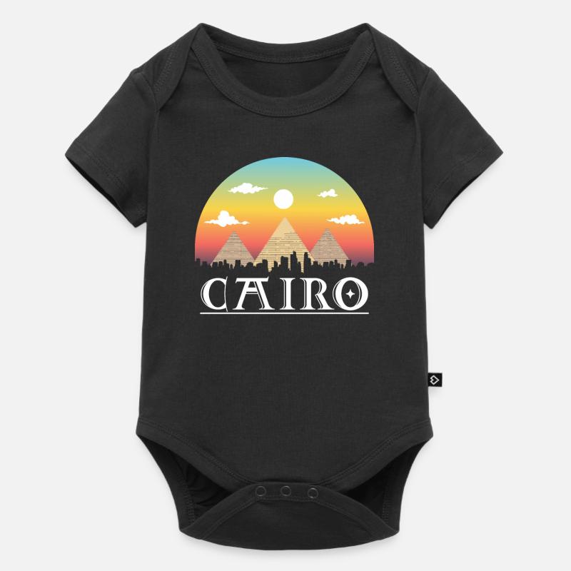 Le Caire - Body à manches courtes Premium Bébé - noir