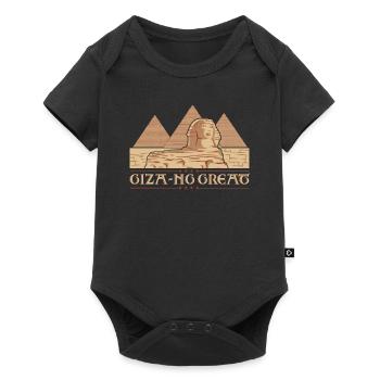 Giza-ng grand - Body à manches courtes Premium Bébé - noir - Devant