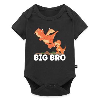 Big Bro - Baby Premium short-sleeve bodysuit - black - Front