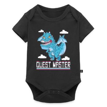 Maître de quête - Body à manches courtes Premium Bébé - noir - Devant
