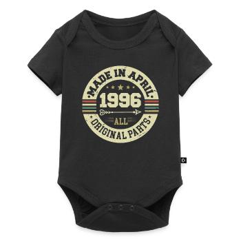 Birthday april 1996 - 29th birthday gift - Baby Premium short-sleeve bodysuit - black - Front