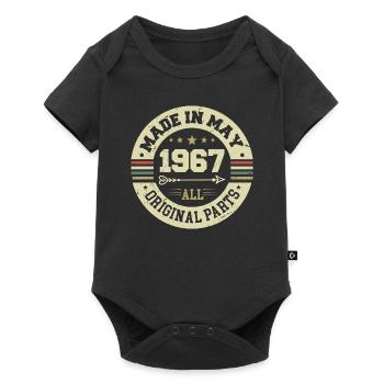 May 1967 Anniversary May 1967 Birthday May 1967 - Baby Premium short-sleeve bodysuit - black - Front