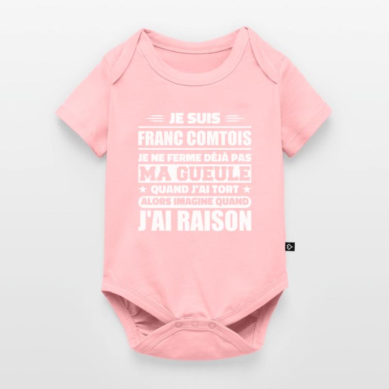 Franc comtois je ferme pas ma gueule franche comté Body à manches courtes Premium Bébé