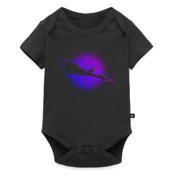 Diving Women Men Diving Scuba Diving - Baby Premium short-sleeve bodysuit - black - Front