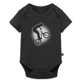 Cyclisme bmx vélo hommes bmx jeune vélo - Body à manches courtes Premium Bébé - noir - Devant