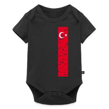 Turquie Türkiye T-Shirt Design Culture & Modernité - Body à manches courtes Premium Bébé - noir - Devant