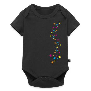 Rain of stars - Baby Premium short-sleeve bodysuit - black - Front