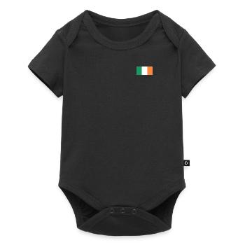 Drapeau irlandais - Body à manches courtes Premium Bébé - noir - Devant