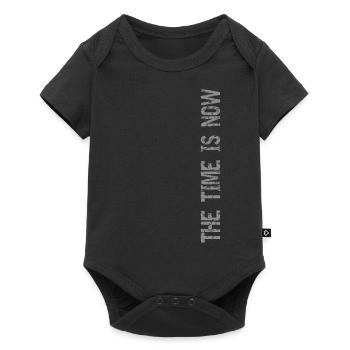 The time is now - Baby Premium Kurzarmbody - Schwarz - Vorne