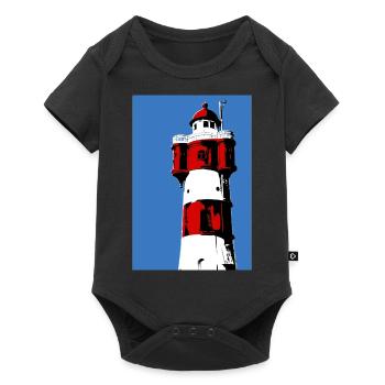 Phare Roter Sand2 - Body à manches courtes Premium Bébé - noir - Devant