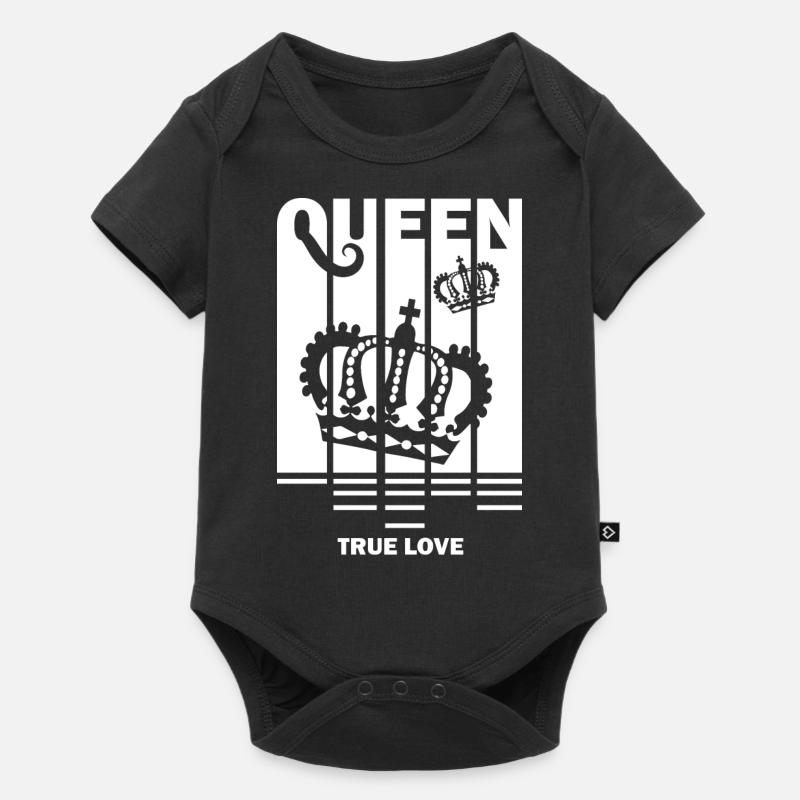 QUEEN - Body à manches courtes Premium Bébé - noir