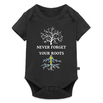 Swedish Roots racines suédoises - Body à manches courtes Premium Bébé - noir - Devant