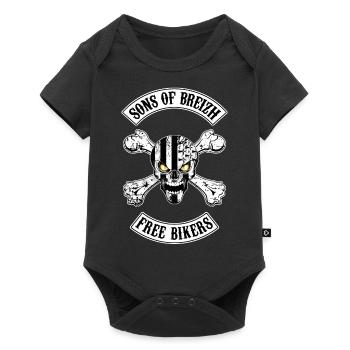 Sons of Breizh - free bikers - Body à manches courtes Premium Bébé - noir - Devant