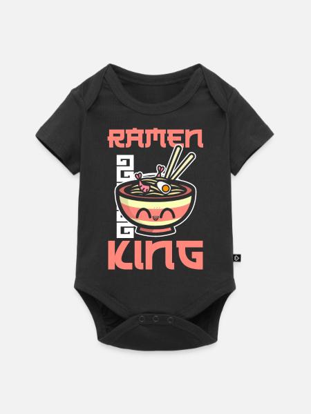 Ramen King - Baby Premium Kurzarmbody - Schwarz