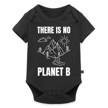 there is no planet b - Baby Premium short-sleeve bodysuit - black - Front