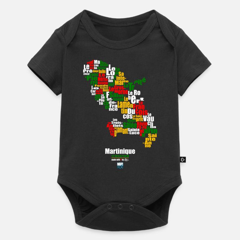 martinique RVJB - Body à manches courtes Premium Bébé - noir