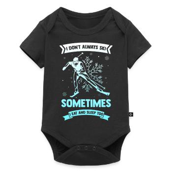 Apres Ski - Baby Premium short-sleeve bodysuit - black - Front