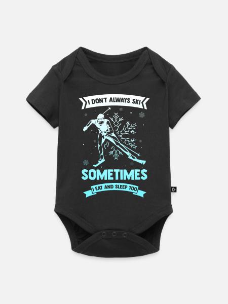 Apres Ski - Premium kortærmet baby-body  - sort