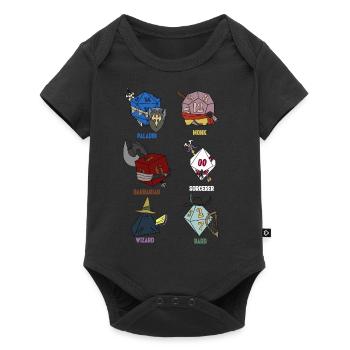 Aventure RPG Dice Fantasy Cadeau - Body à manches courtes Premium Bébé - noir - Devant