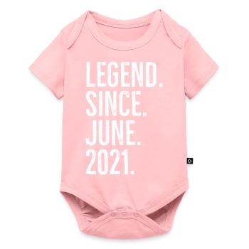 Legend Since June 2021 - Baby Premium short-sleeve bodysuit - rose - Front