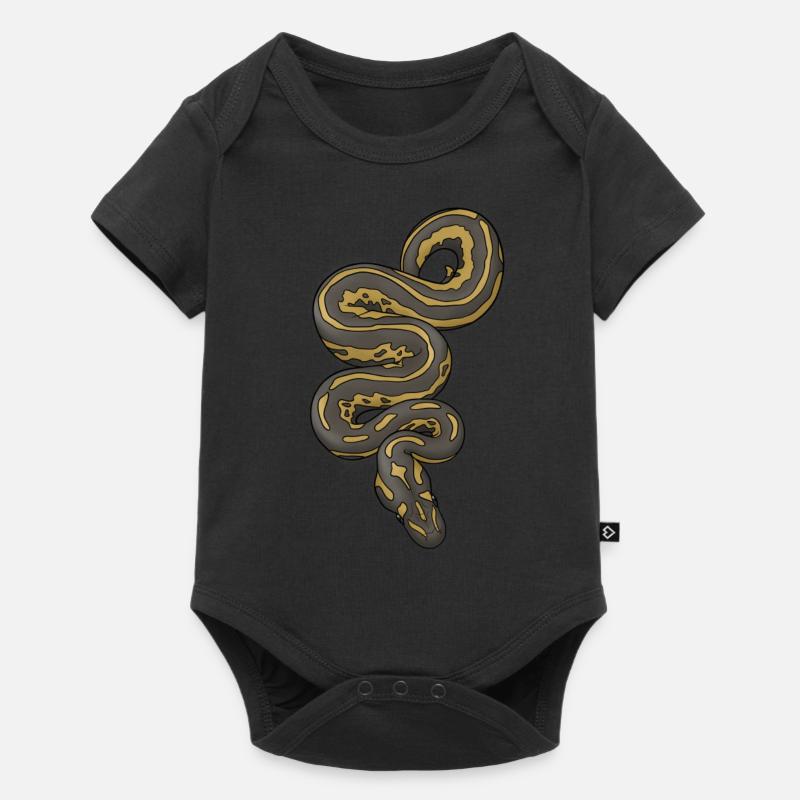 Python/Schlange - Baby Premium Kurzarmbody - Schwarz