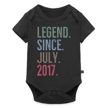 Legend Since July 2017 - Baby Premium short-sleeve bodysuit - black - Front