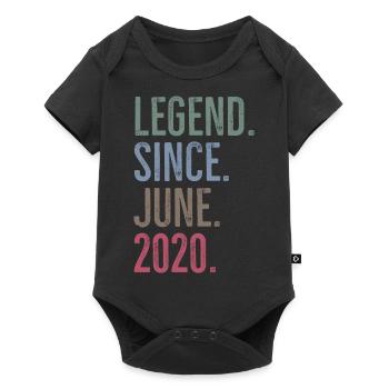 Legend Since June 2020 - Baby Premium short-sleeve bodysuit - black - Front