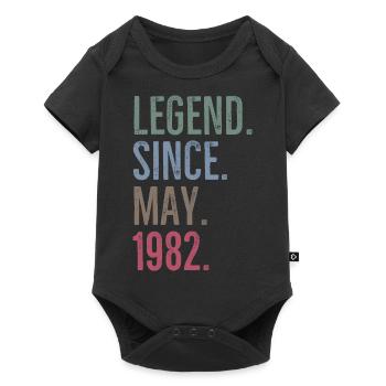 Legend Since May 1982 - Baby Premium short-sleeve bodysuit - black - Front