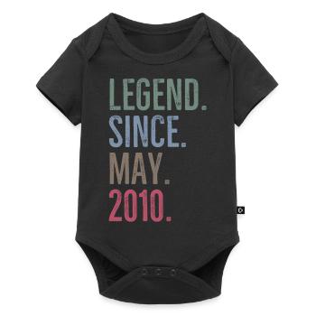 Legend Since May 2010 - Baby Premium short-sleeve bodysuit - black - Front