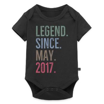 Legend Since May 2017 - Baby Premium short-sleeve bodysuit - black - Front