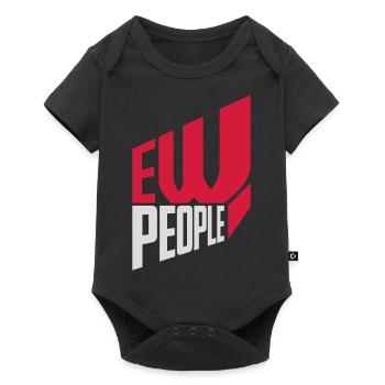 ew people funny quote - Baby Premium short-sleeve bodysuit - black - Front